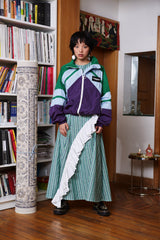 GREEN AND PURPLE JACKET