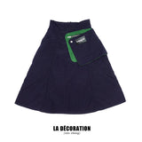 HIGH-WAISTED SKIRT WITH HEM FOLDAWAY