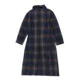 BROWN LAPEL WOOL COAT