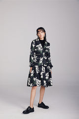 PRINTED FABRIC BLAZER