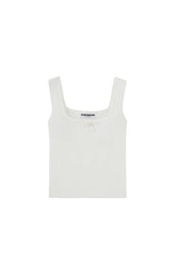 PEARL BOW EMBELLISHED VEST(2 COLOURS)