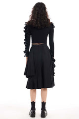 ASYMMETRICAL HALF SKIRT