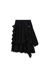 ASYMMETRICAL HALF SKIRT