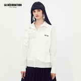 WHITE SHIRT WITH RUFFLES