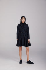 BLACK JACKET WITH MULTI POCKETS