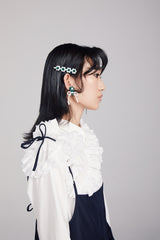 WHITE SHIRT WITH RUFFLES