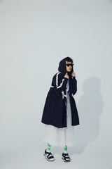 OUTDOOR OVERSIZE HOODED TRENCH COAT