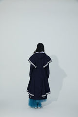 OVER-SHOULDER TRENCH COAT