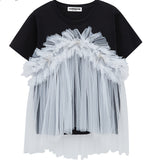 BASIC TOP WITH RUFFLES (THREE TYPES)