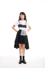 WOMEN'S TOP WITH HALF RUFFLES (TWO COLORS)