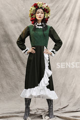 #PREORDER# GREEN CORDUROY DRESS