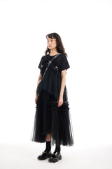 BASIC TOP WITH RUFFLES (THREE TYPES)