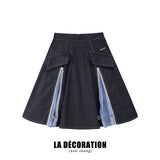 SKIRT WITH POCKETS AND ZIPPER