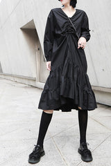 PLEATED DRESS (TWO COLORS)
