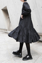 PLEATED DRESS (TWO COLORS)