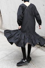 PLEATED DRESS (TWO COLORS)