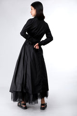 IRREGULAR CUT DRESS (TWO COLORS)