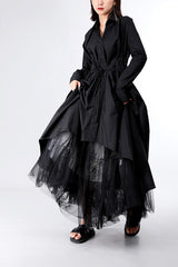 IRREGULAR CUT DRESS (TWO COLORS)