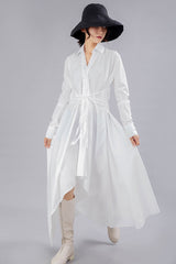 IRREGULAR CUT DRESS (TWO COLORS)