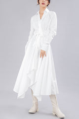 IRREGULAR CUT DRESS (TWO COLORS)