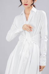 IRREGULAR CUT DRESS (TWO COLORS)