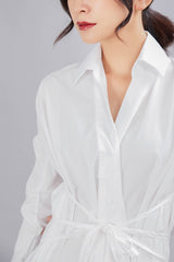 IRREGULAR CUT DRESS (TWO COLORS)