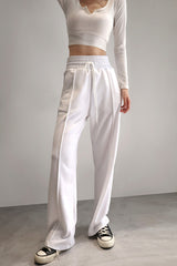 HIGH-WAISTED BAGGY SWEATPANTS ( 2 COLORS )