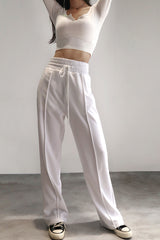 HIGH-WAISTED BAGGY SWEATPANTS ( 2 COLORS )