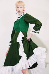 #PREORDER# GREEN CORDUROY DRESS