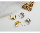WHITE GOLD/ 18K GOLD CHIC EARRINGS