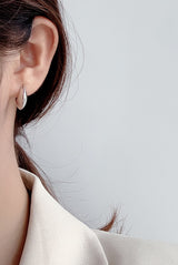 WHITE GOLD/ 18K GOLD CHIC EARRINGS