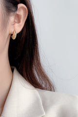 WHITE GOLD/ 18K GOLD CHIC EARRINGS
