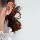 WHITE GOLD/ 18K GOLD EARRINGS