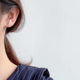 WHITE GOLD/ 18K GOLD CHIC EARRINGS