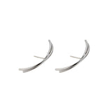 WHITE GOLD/ 18K GOLD CHIC EARRINGS
