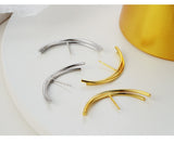 WHITE GOLD/ 18K GOLD CHIC EARRINGS