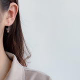 WHITE GOLD/ 18K GOLD CHIC EARRINGS