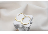 WHITE GOLD/ 18K GOLD CHIC EARRINGS