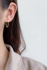 WHITE GOLD/ 18K GOLD CHIC EARRINGS