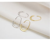 WHITE GOLD/ 18K GOLD CHIC EARRINGS