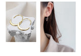 WHITE GOLD/ 18K GOLD CHIC EARRINGS