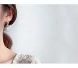 WHITE GOLD/ 18K GOLD BOW-KNOT EARRINGS