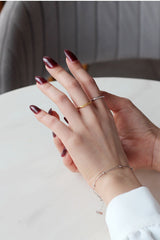 WHITE GOLD/ 18K GOLD MINIMALIST RING