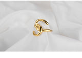 WHITE GOLD/ 18K GOLD KNOT RING