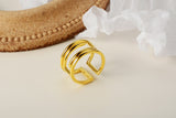 WHITE GOLD/ 18K GOLD MINIMALIST RING