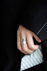 CHIC VINTAGE SILVER RING