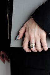 CHIC VINTAGE SILVER RING