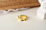 WHITE GOLD/ 18K GOLD CHIC RING