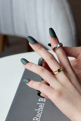 WHITE GOLD/ 18K GOLD CHIC RING