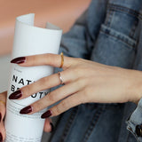 WHITE GOLD/ 18K GOLD MINIMALIST RING